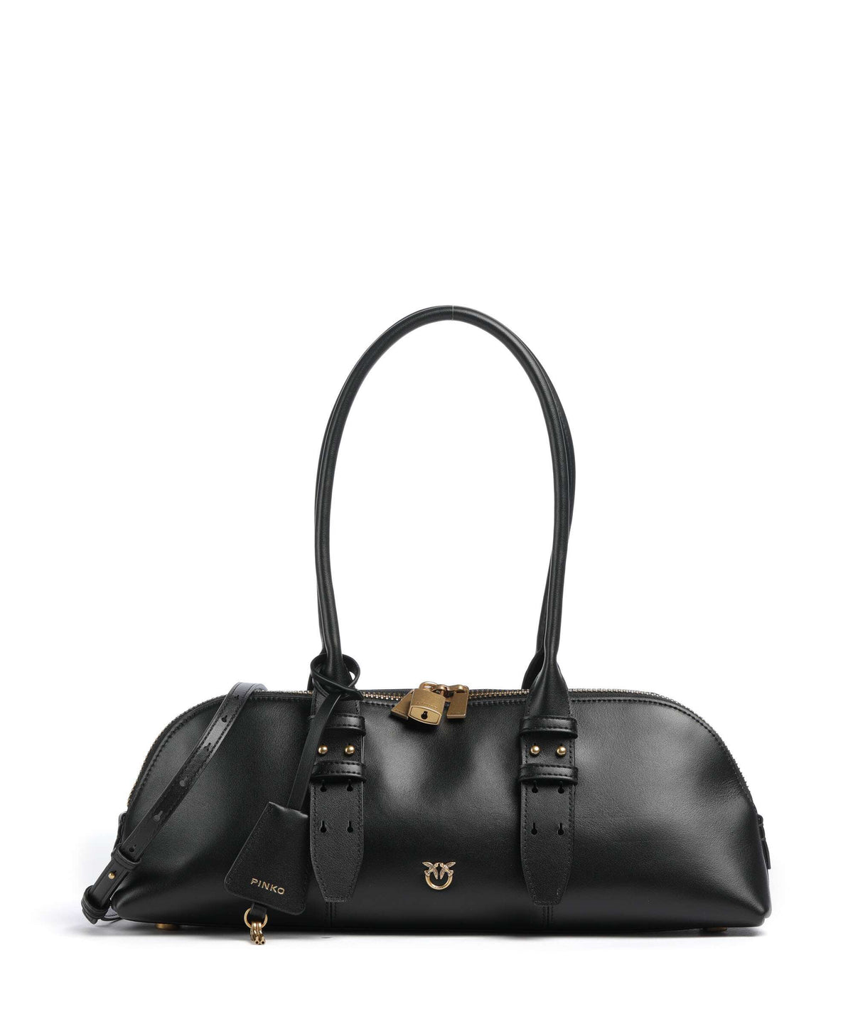 Pinko Bowling Horizontal Big Handbag nero/antique gold