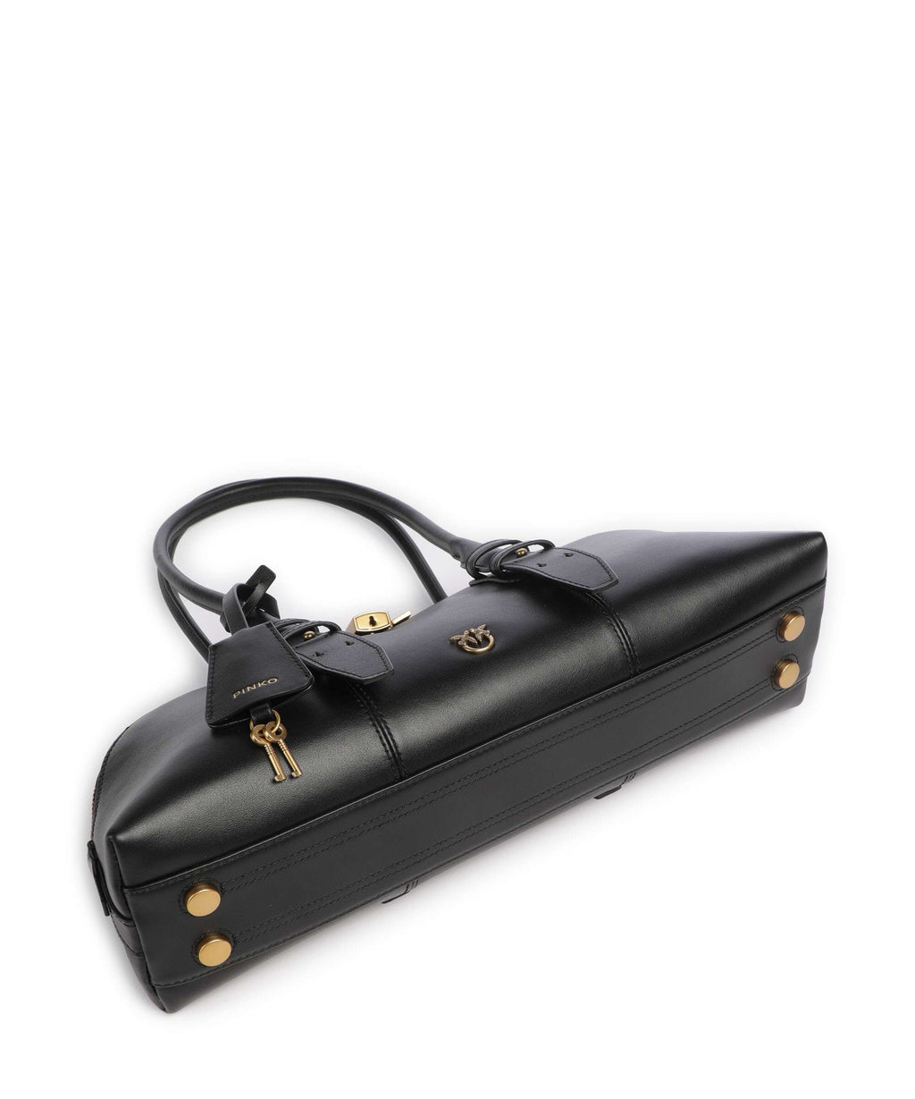 Pinko Bowling Horizontal Big Handbag nero/antique gold