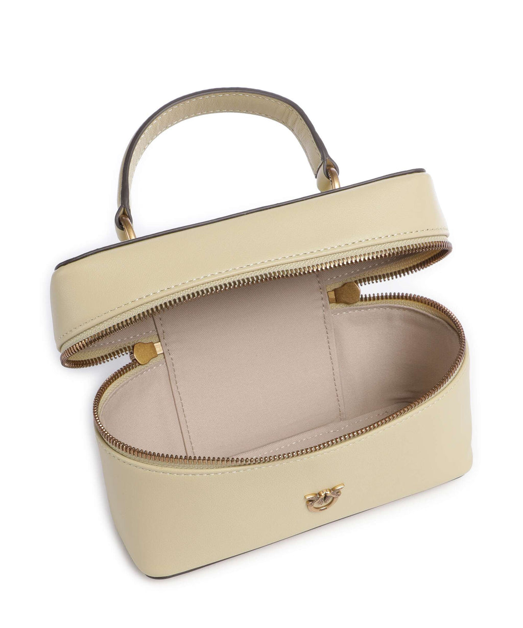 Pinko Vanity Mini Crossbody bag giallo vaniglia/antique gold