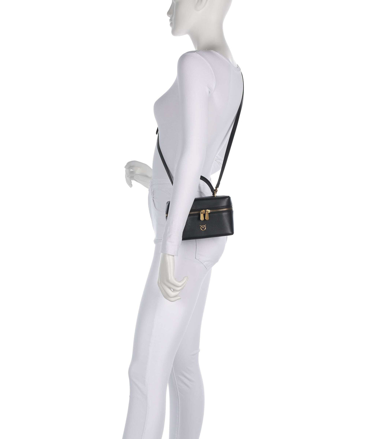 Pinko Vanity Mini Crossbody bag nero/antique gold