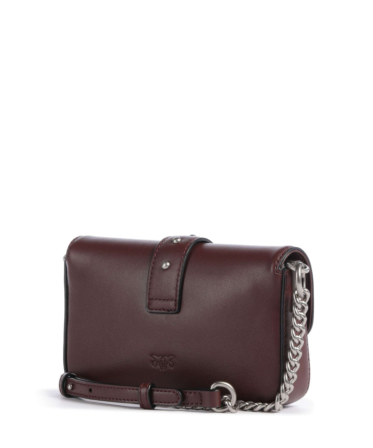 Pinko Love One Baby Shoulder bag burgundy wine/old silver