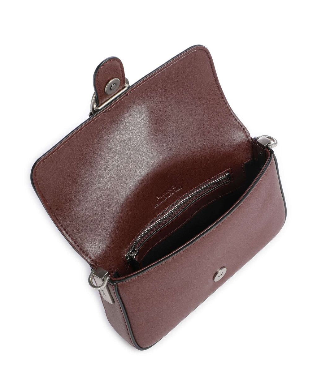 Pinko Love One Baby Shoulder bag burgundy wine/old silver