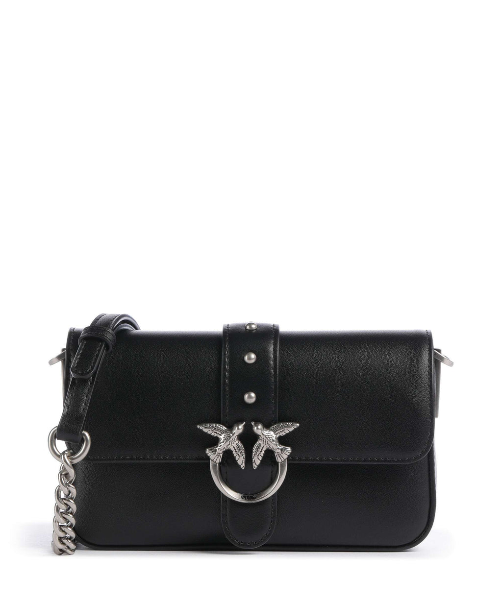 Pinko Love One Baby Shoulder bag nero/old silver