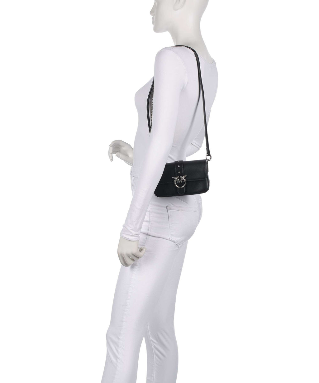 Pinko Love One Baby Shoulder bag nero/old silver