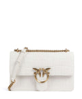Pinko Love One Classic Shoulder bag bianco nembo/antique gold