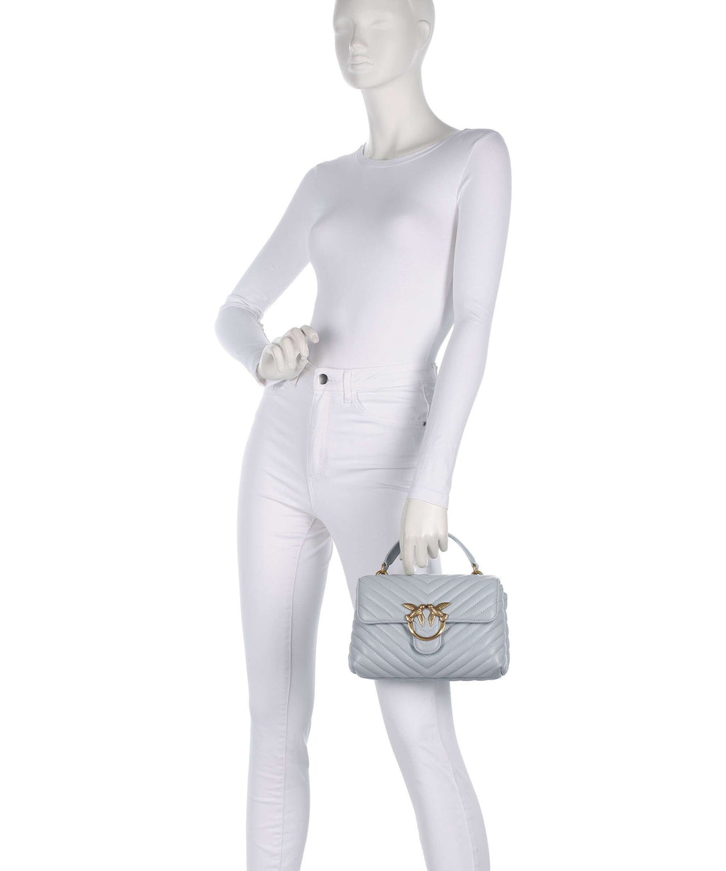 Pinko Love Lady Puff Mini Handbag azzurro celeste/antique gold