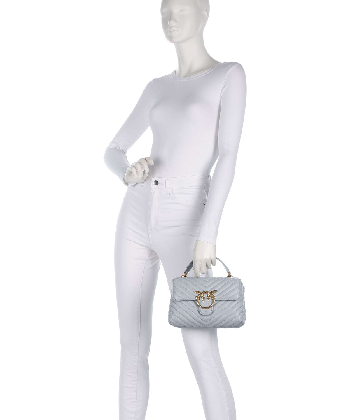 Pinko Love Lady Puff Mini Handbag azzurro celeste/antique gold