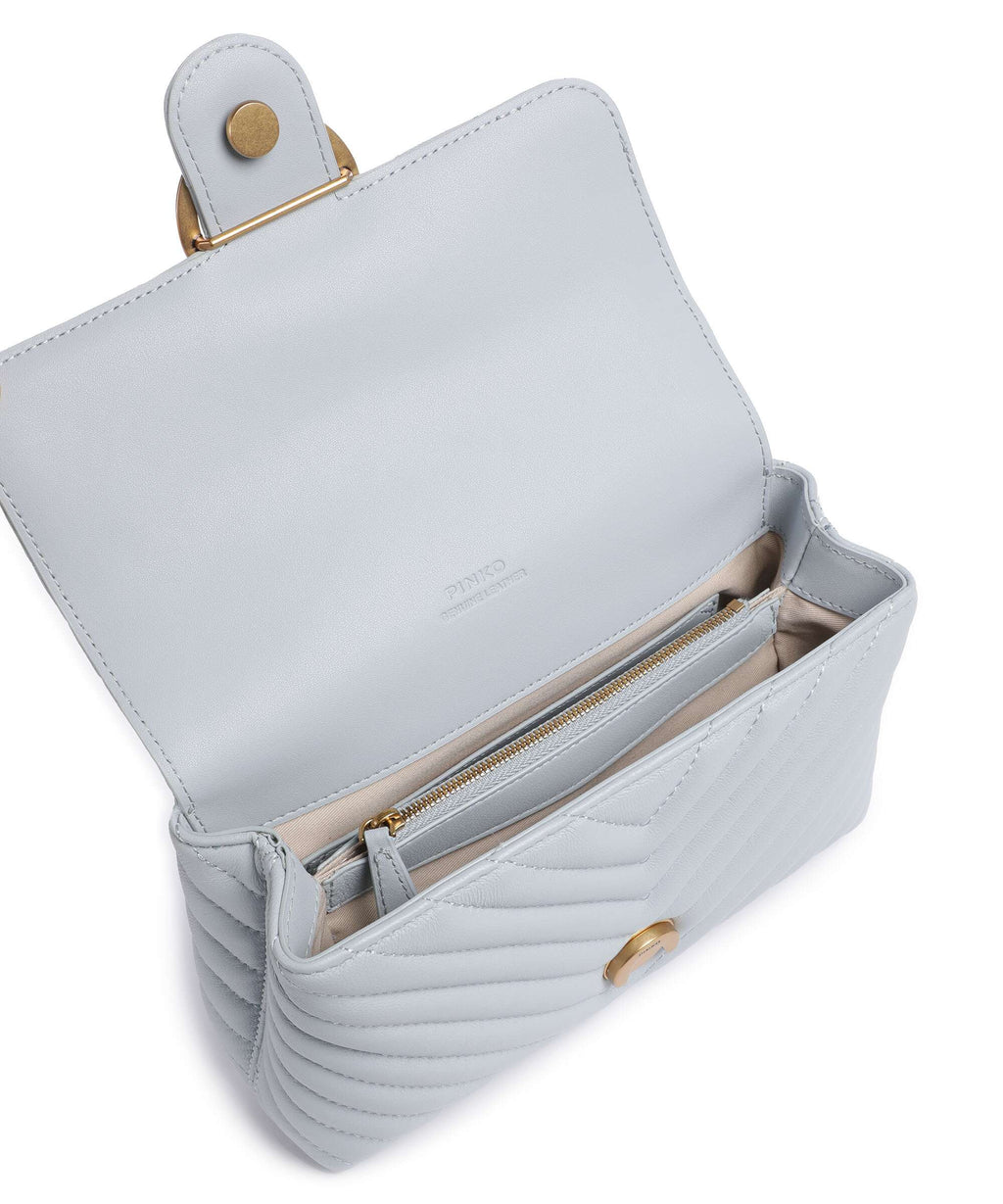 Pinko Love Lady Puff Mini Handbag azzurro celeste/antique gold