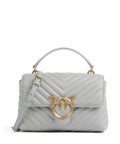 Pinko Love Lady Puff Mini Handbag grigio perla/antique gold