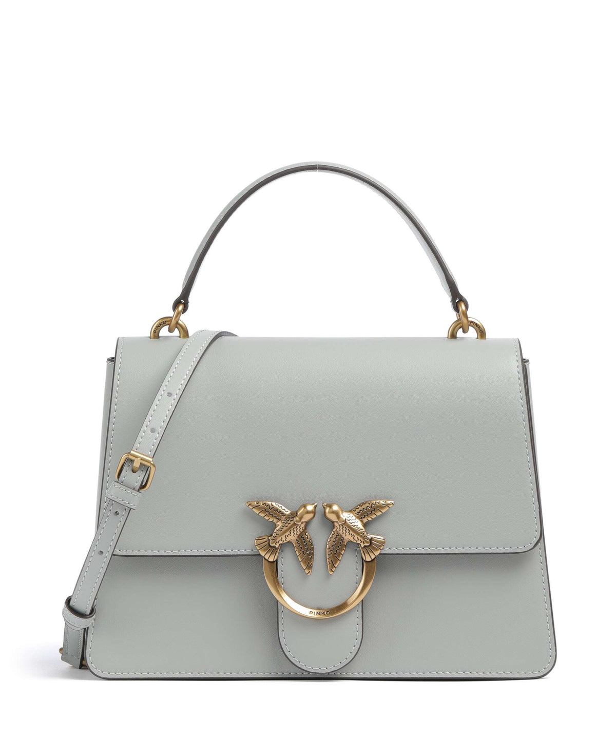 Pinko Love One Classic Handbag grigio perla/antique gold