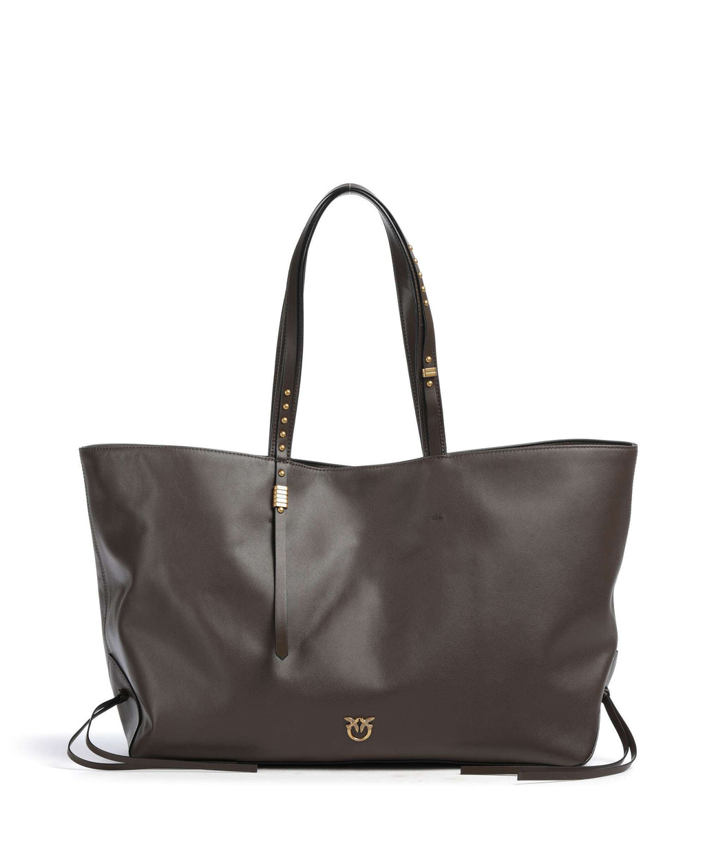 Pinko Tote bag marrone/chicco de cafe/antique gold