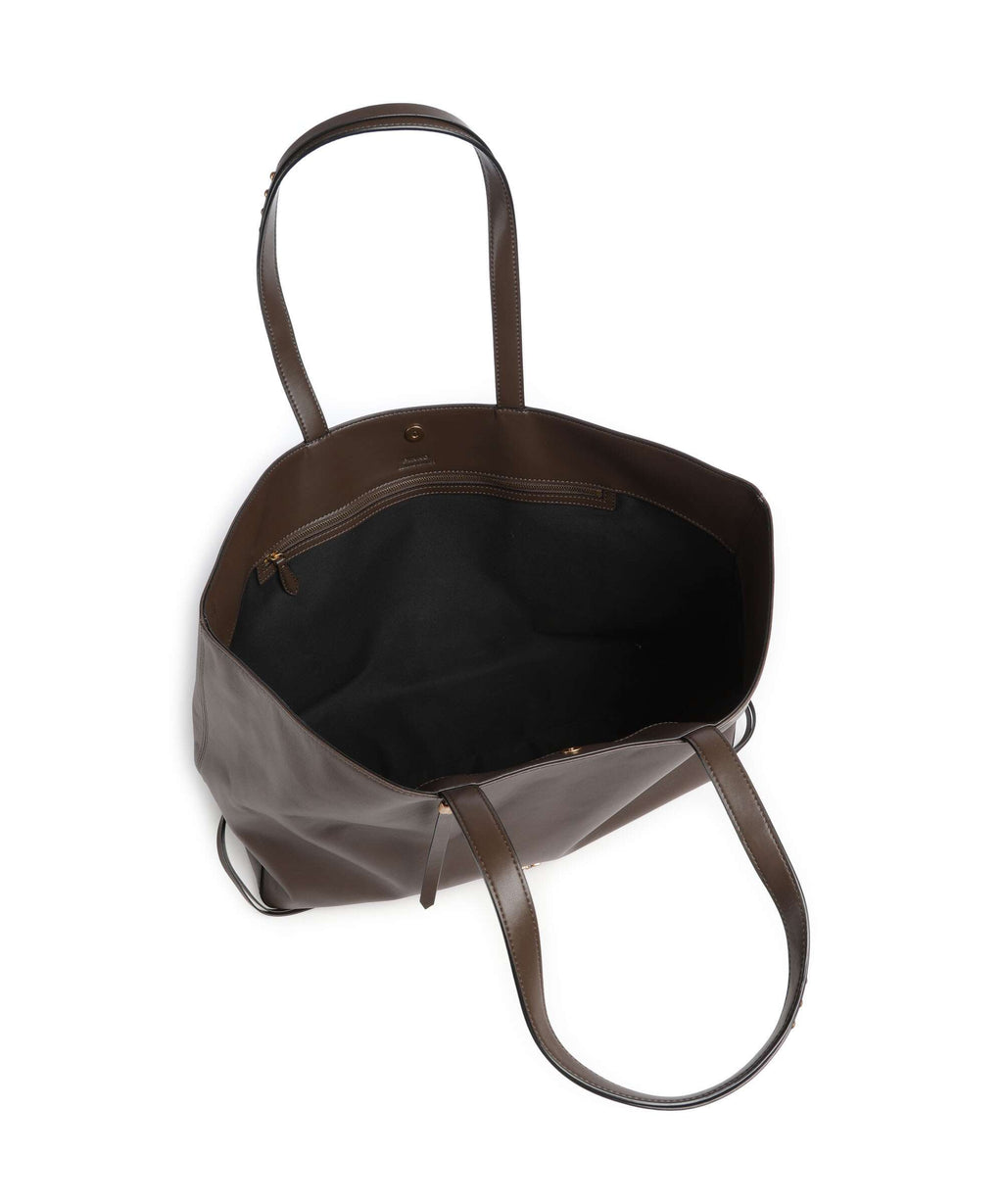 Pinko Tote bag marrone/chicco de cafe/antique gold