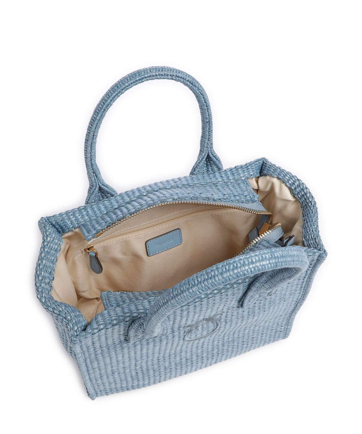 Pinko Beach Mini Handbag light blue