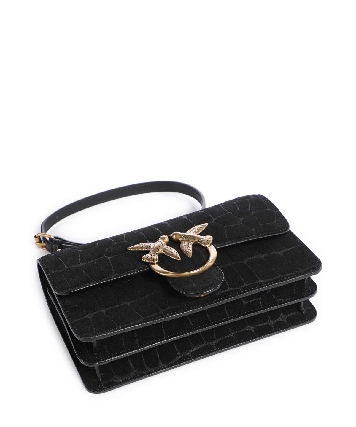 Pinko Love One Mini Shoulder bag nero/antique gold