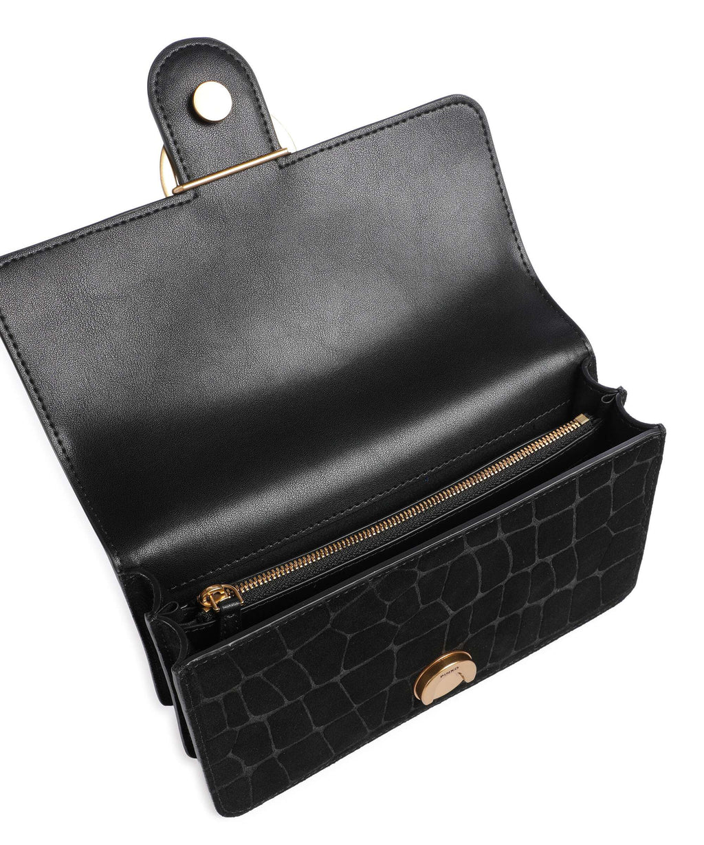 Pinko Love One Mini Shoulder bag nero/antique gold
