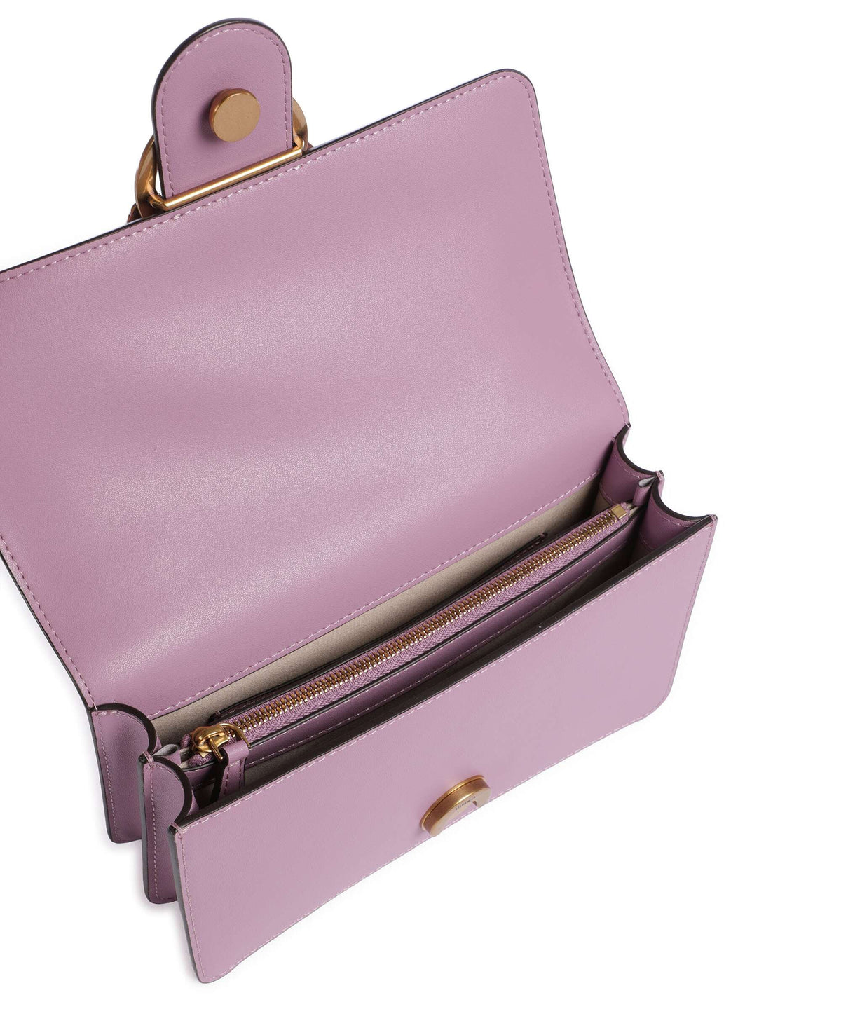 Pinko Love One Mini Crossbody bag lilla/antique gold