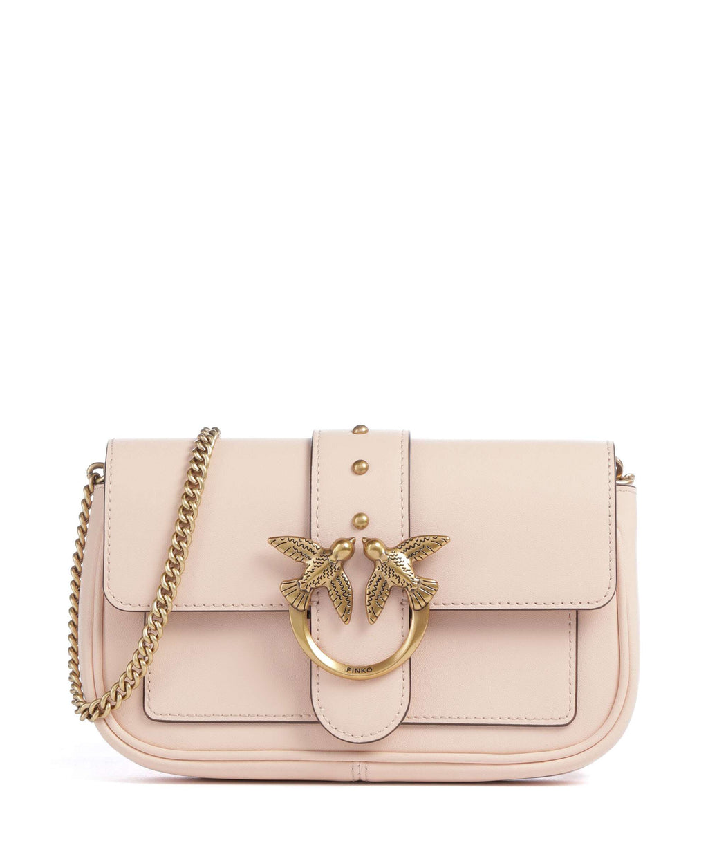 Pinko Love One Pocket Wallet light pink/antique gold