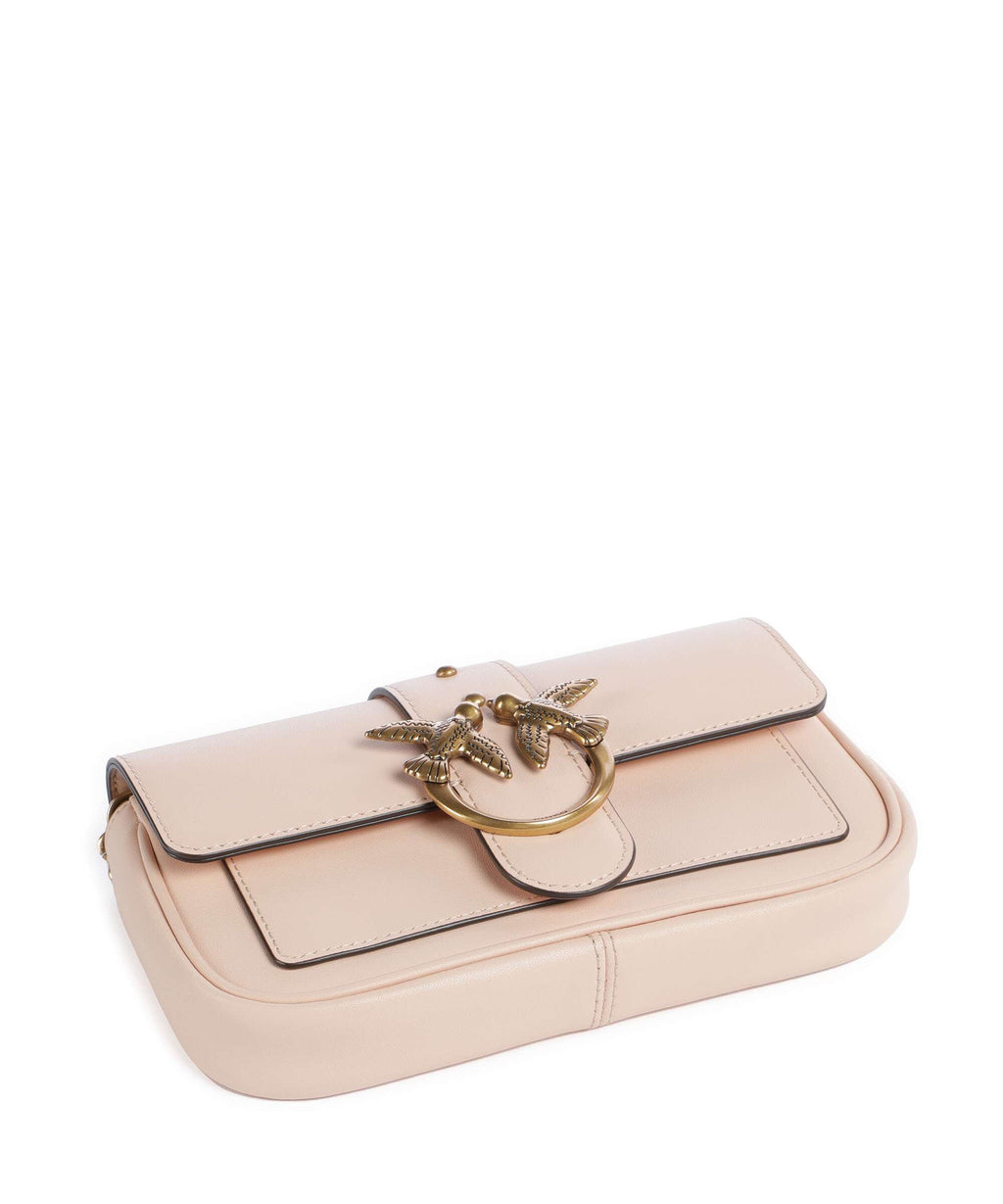 Pinko Love One Pocket Wallet light pink/antique gold
