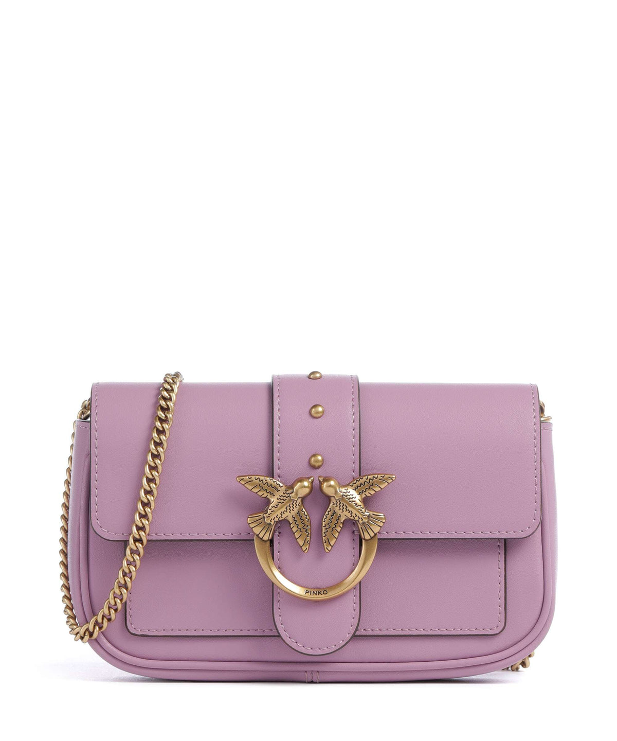 Pinko Love One Pocket Wallet lilla/antique gold