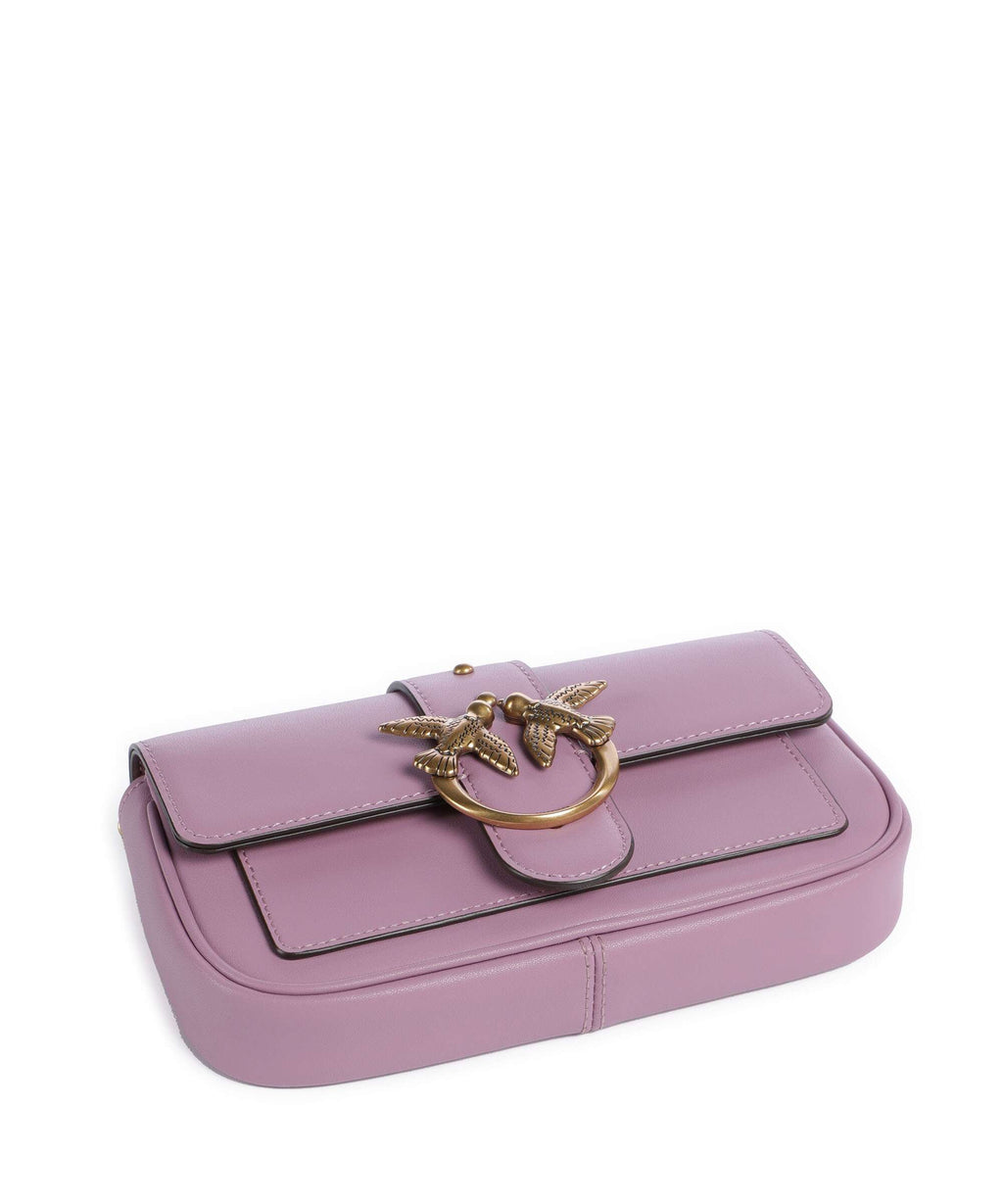 Pinko Love One Pocket Wallet lilla/antique gold