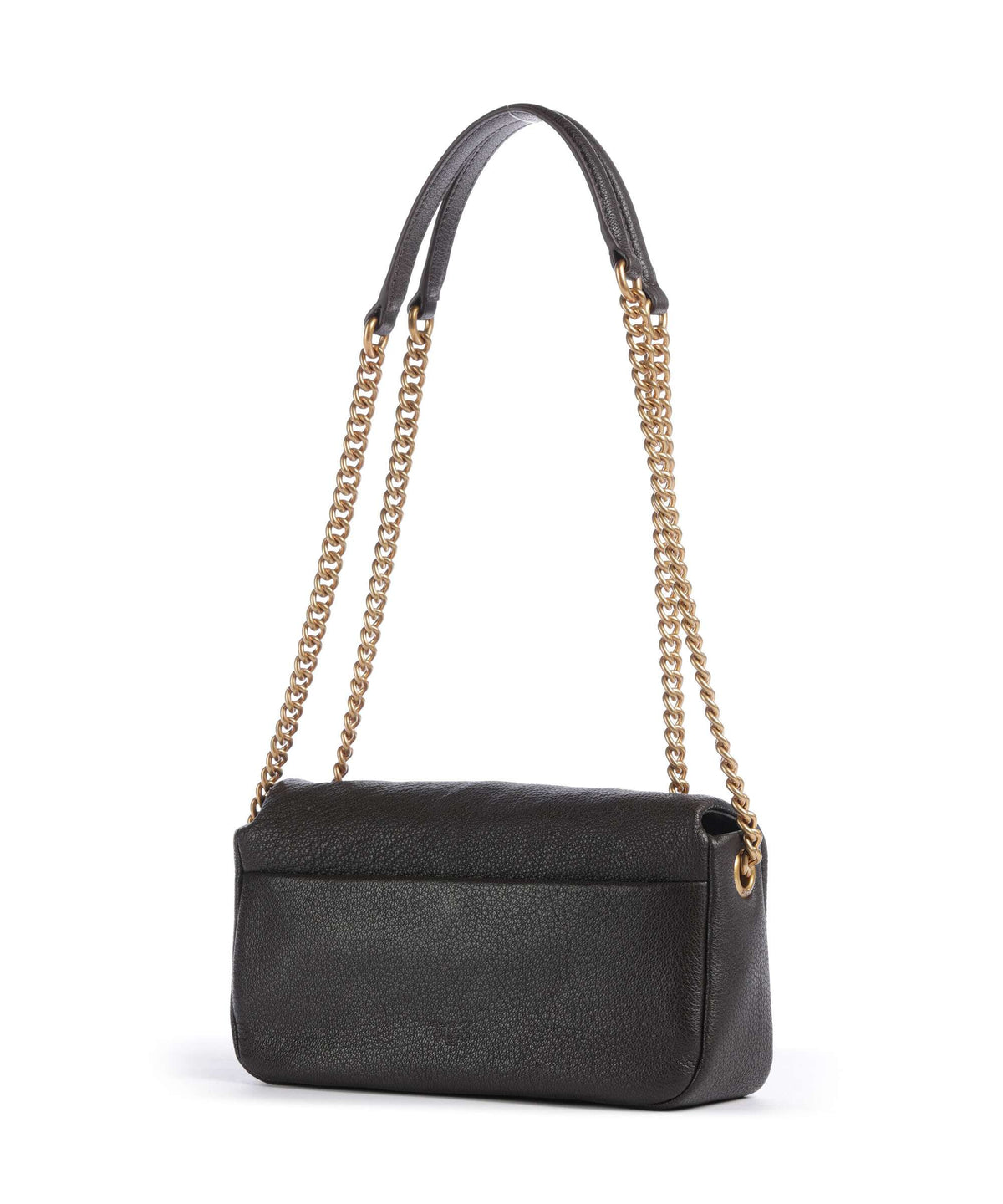 Pinko Click Soft Horizontal Chain Shoulder bag marrone marasca/antique gold