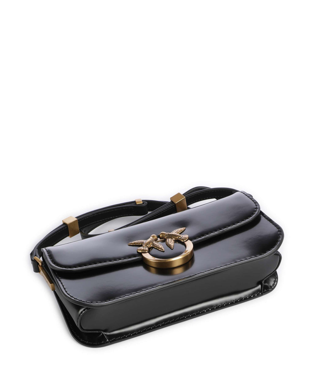 Pinko Love Box Horizontal Crossbody bag nero/antique gold