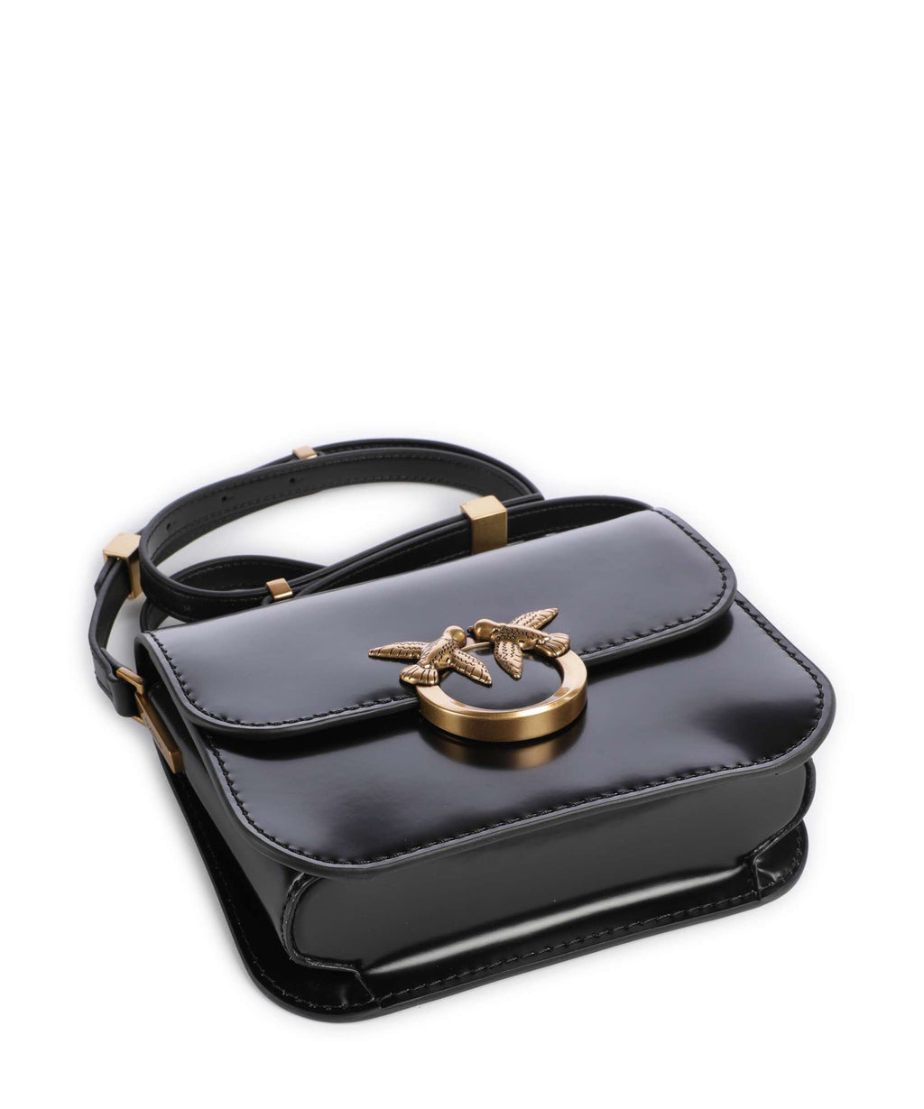 Pinko Love Box Mini Crossbody bag nero/antique gold