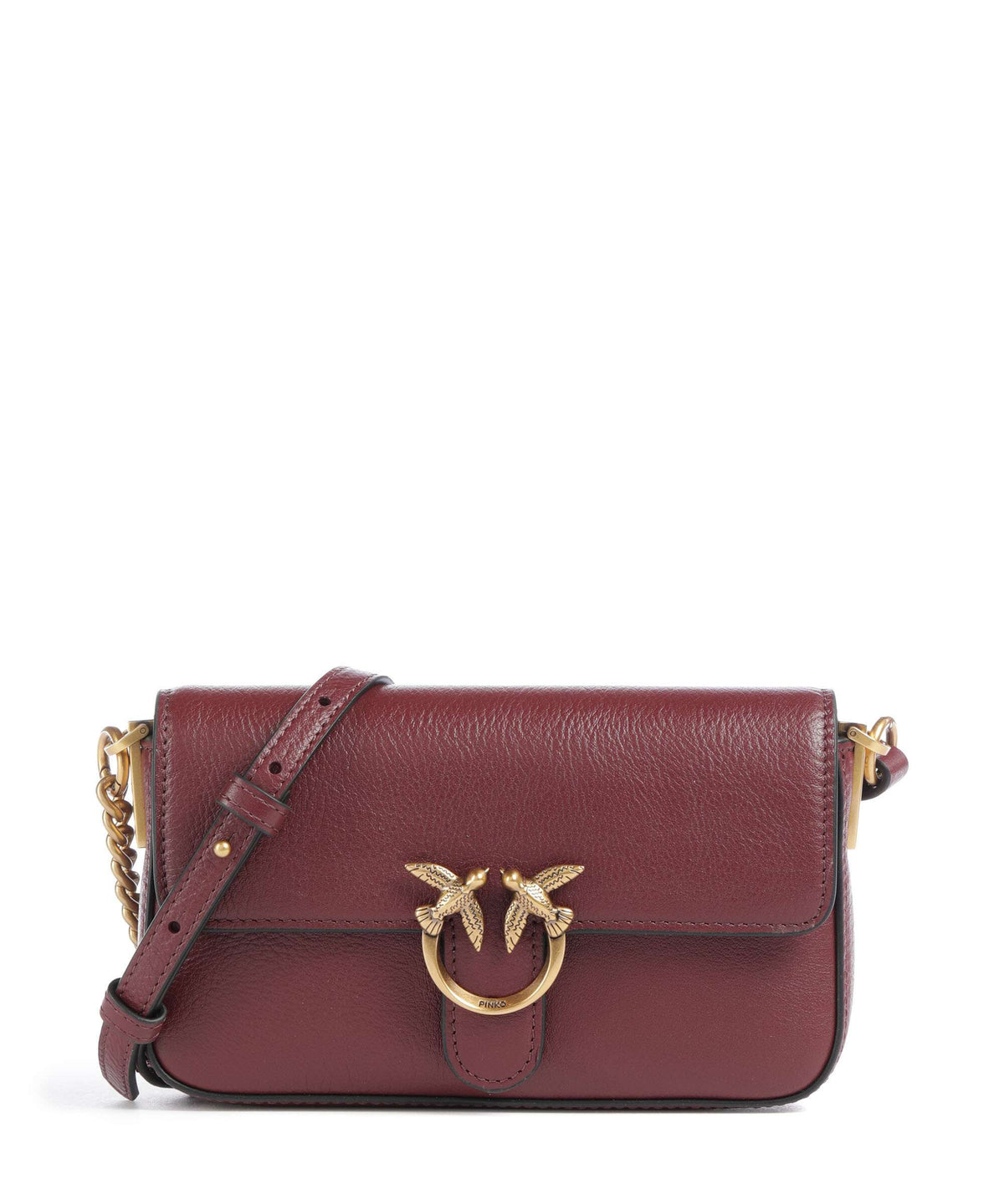 Pinko Love One Baby Slouchy Crossbody bag ribes intenso/antique gold