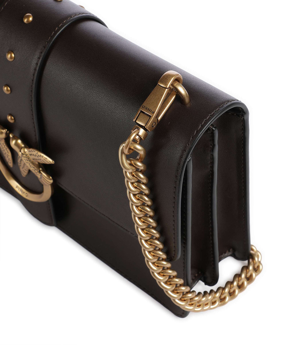 Pinko Love One Classic Crossbody bag marrone marasca/antique gold