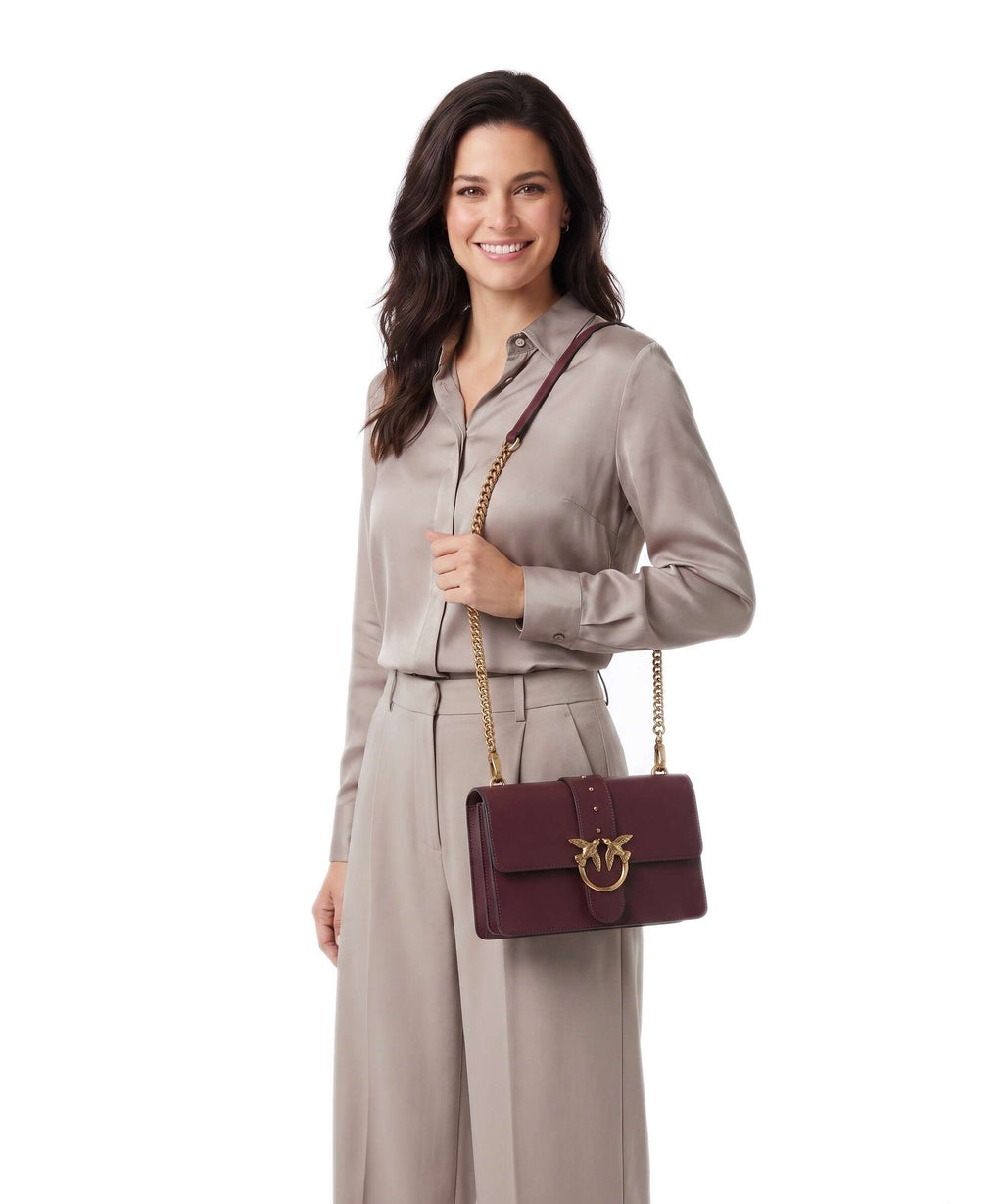 Pinko Love One Classic Crossbody bag ribes intenso/antique gold