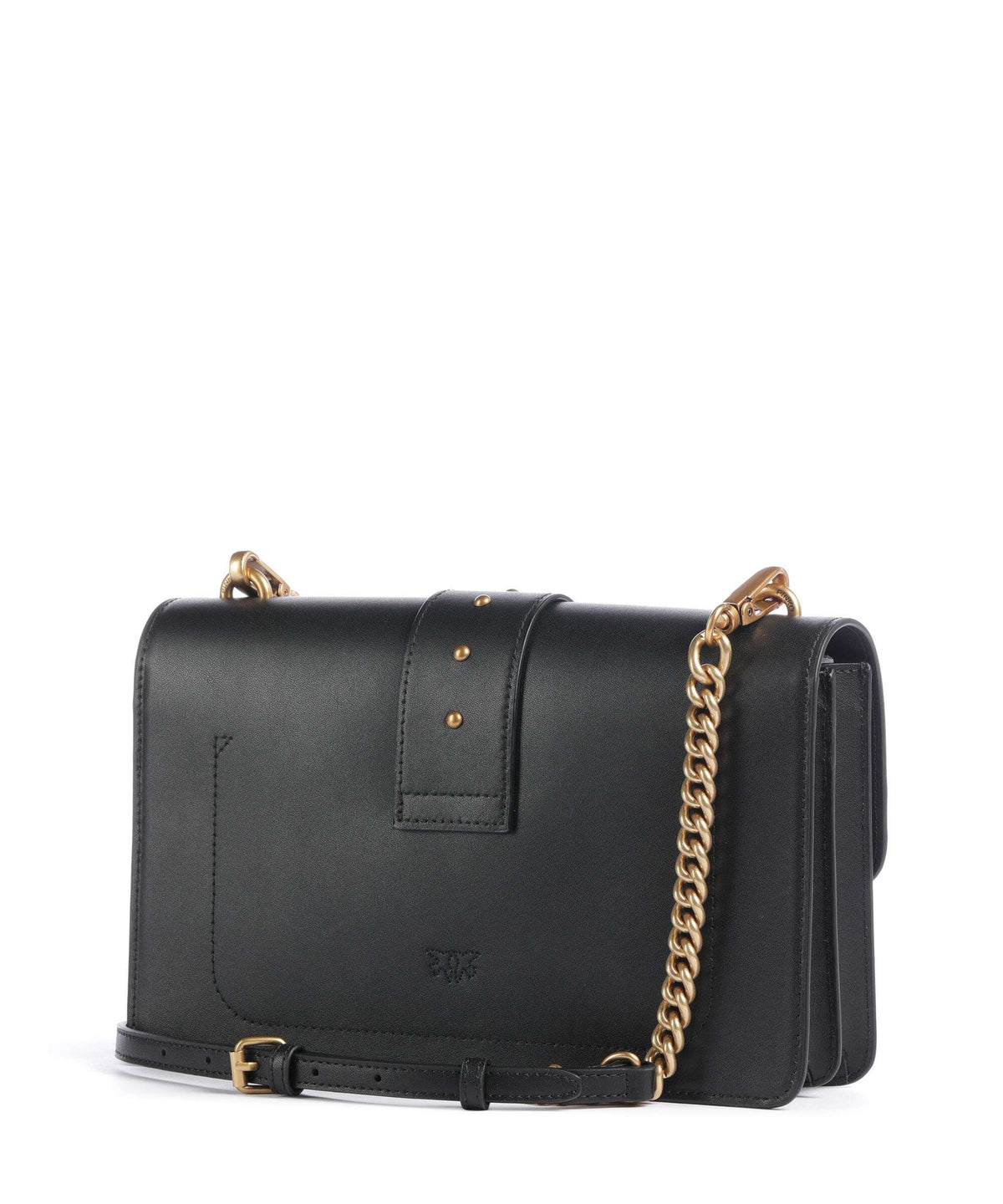 Pinko Love One Classic New Buckle Crossbody bag nero/antique gold