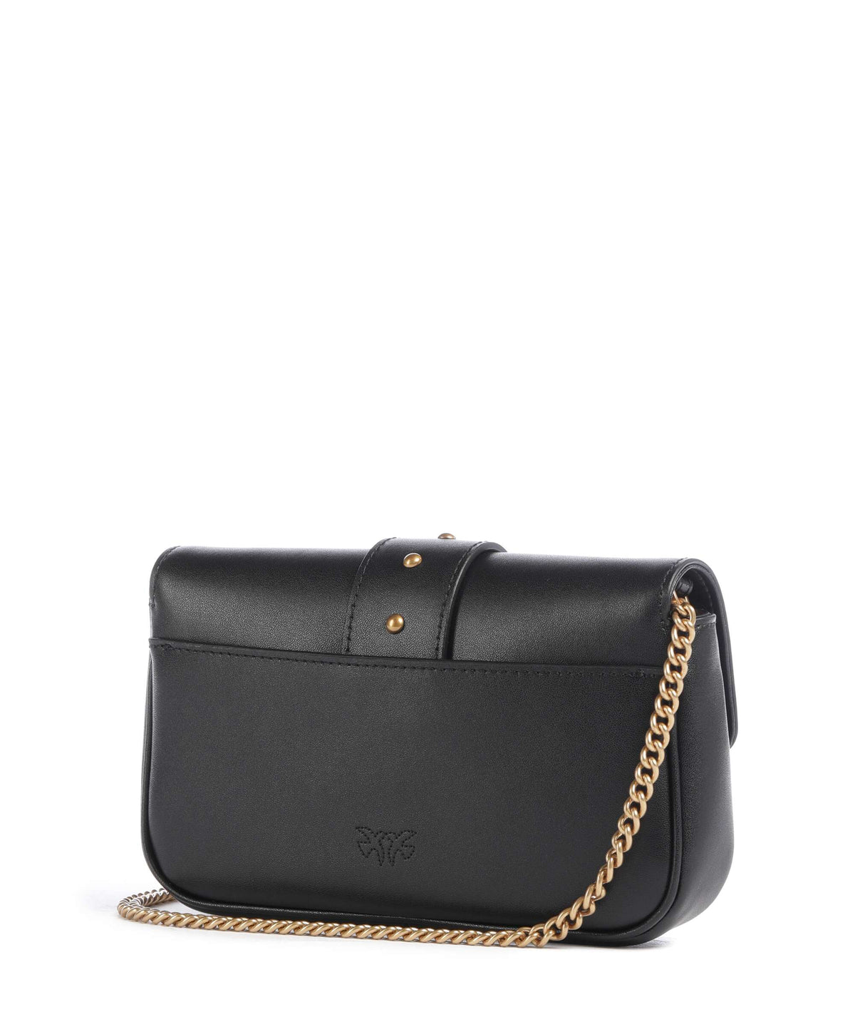 Pinko Love One Pocket New Buckle Crossbody bag nero/antique gold