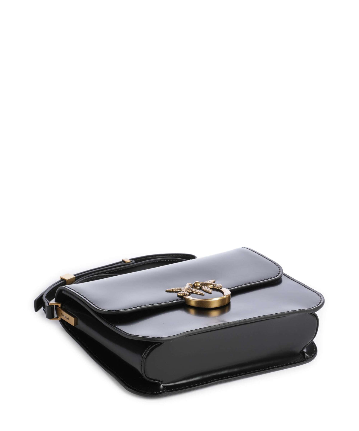 Pinko Love Box Big Crossbody bag nero/antique gold
