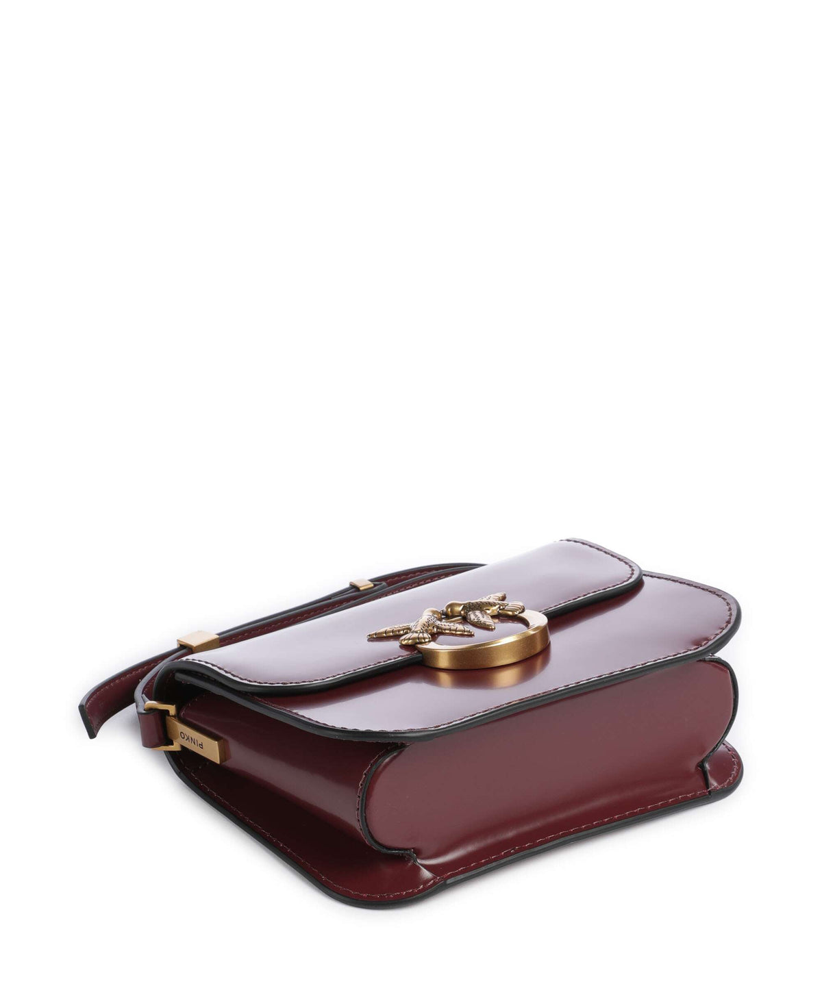 Pinko Love Box Mini Crossbody bag ribes intenso/antique gold