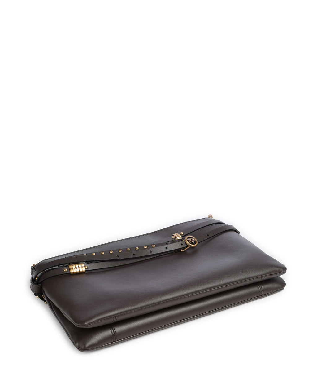 Pinko Belt Classic Shoulder bag marrone marasca/antique gold