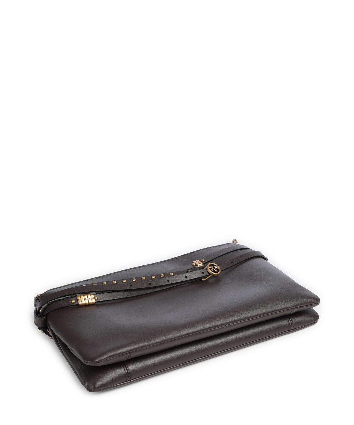 Pinko Belt Classic Shoulder bag marrone marasca/antique gold