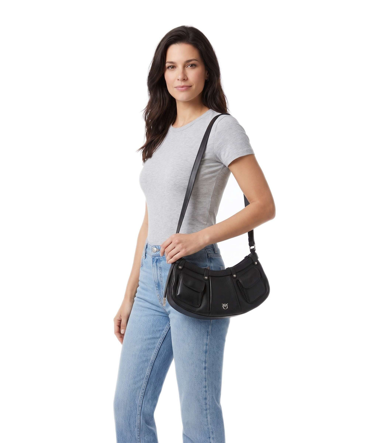 Pinko Pocket Mini Shoulder bag nero limousine/mix gold