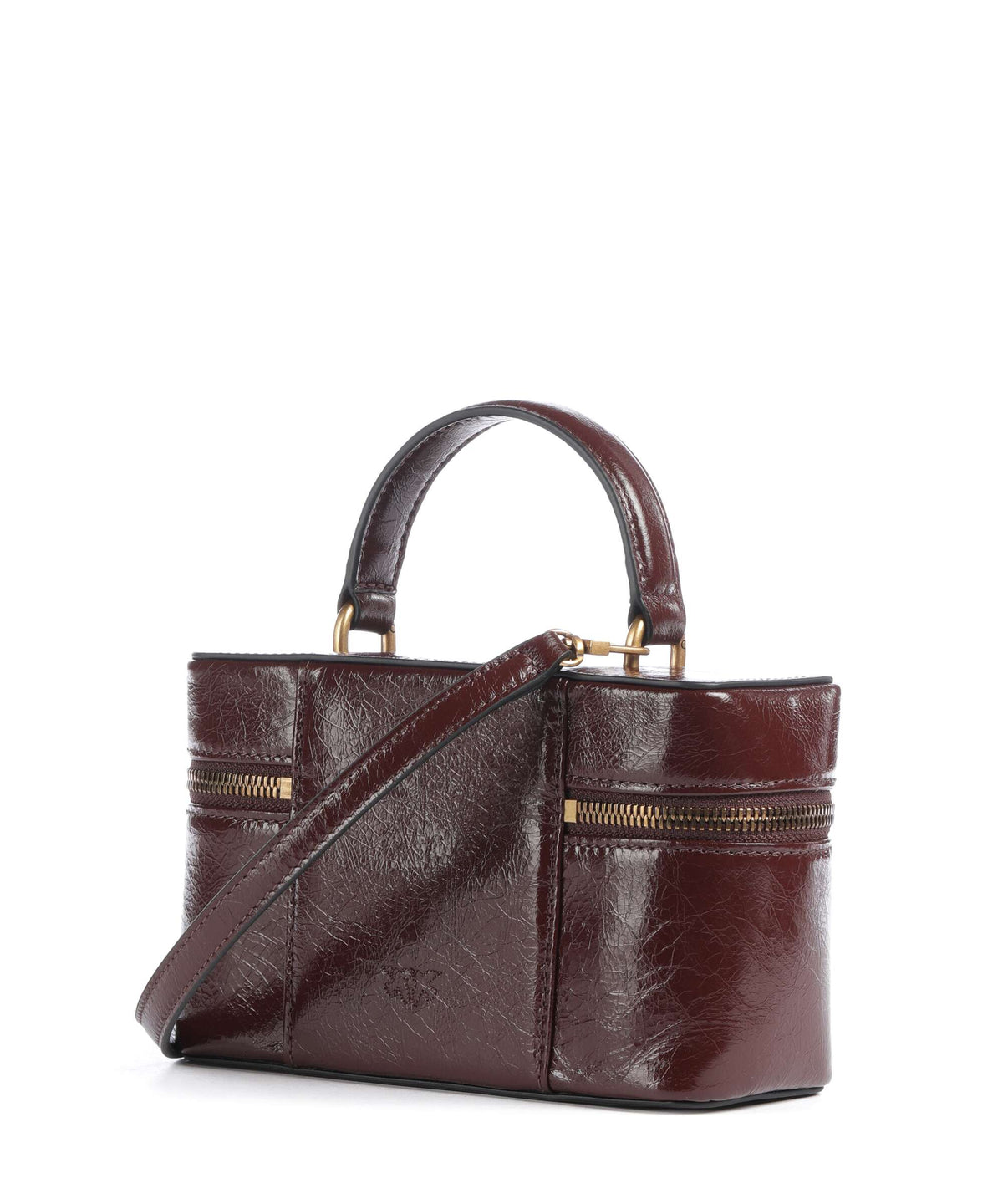 Pinko Vanity Mini Crossbody bag castano intenso/antique gold