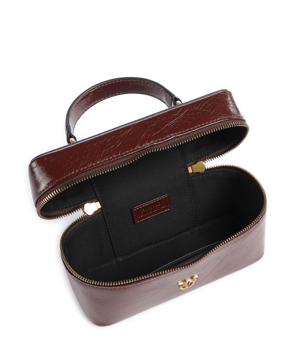 Pinko Vanity Mini Crossbody bag castano intenso/antique gold