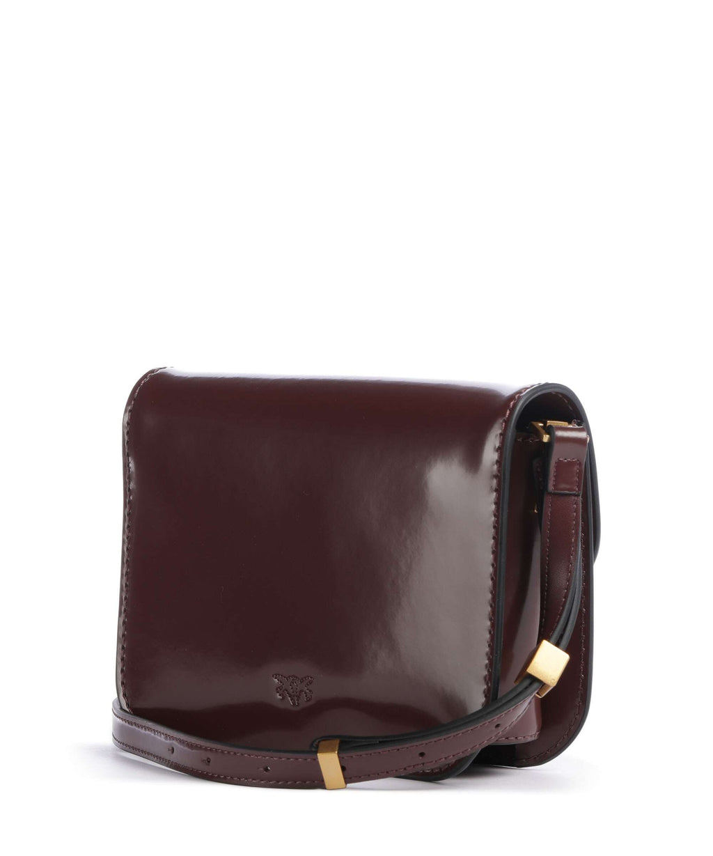 Pinko Love Box Mini Crossbody bag castano intenso/antique gold