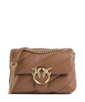 Pinko Love Puff Mini Shoulder bag marrone cognac/antique gold