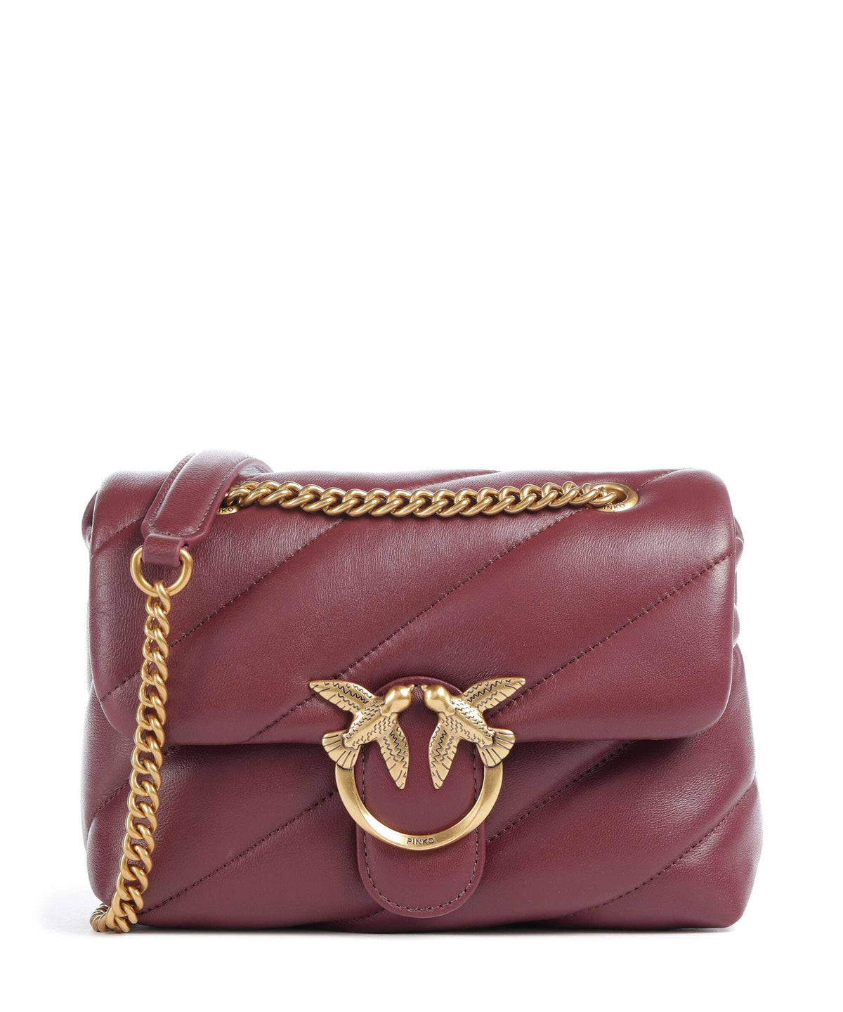 Pinko Love Puff Mini Shoulder bag ribes intenso/antique gold