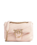 Pinko Love Puff Baby Shoulder bag rosa cammeo/antique gold