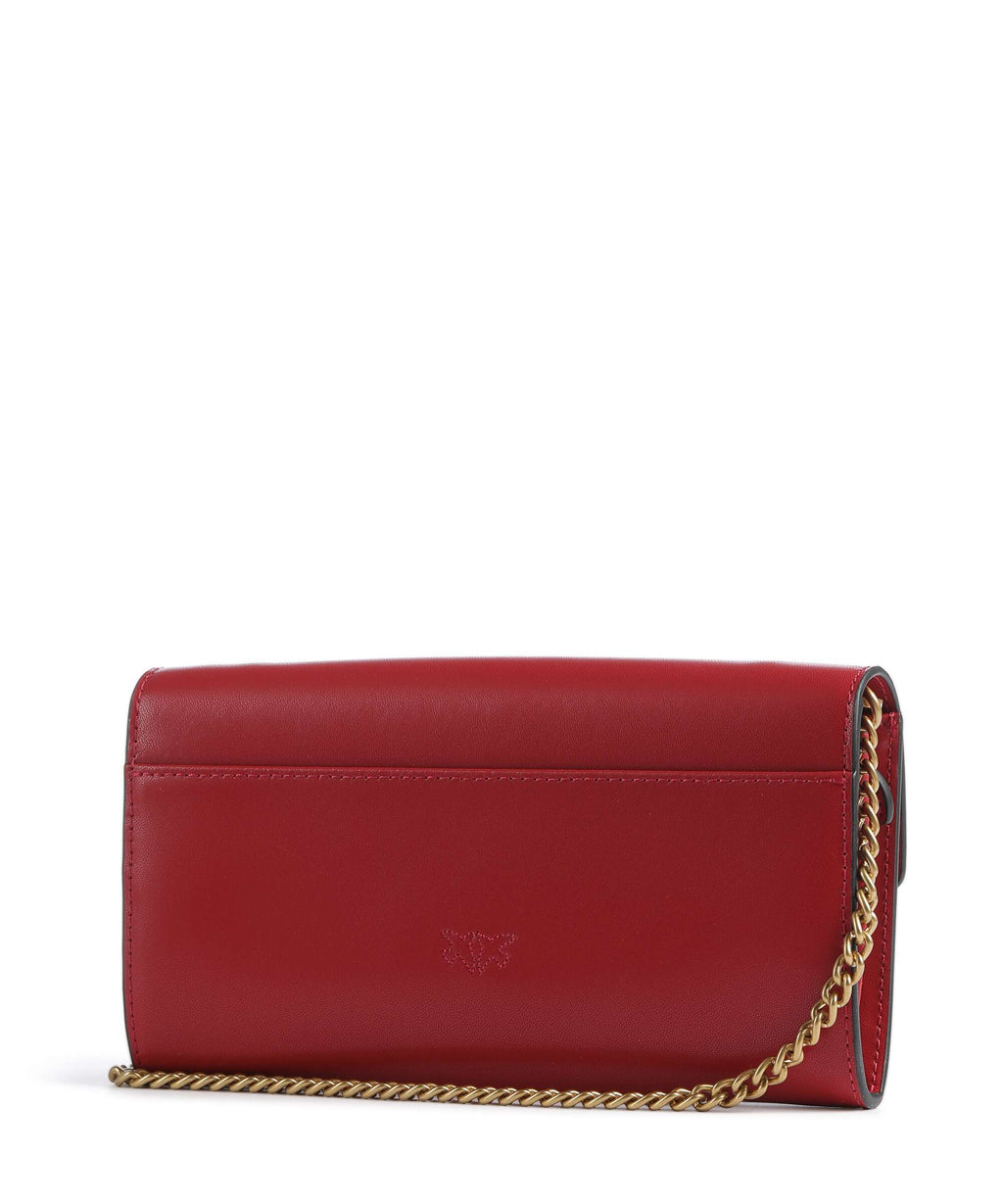 Pinko Love One Wallet rosso rio/antique gold