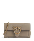 Pinko Love One Wallet grigio talpa/antique gold