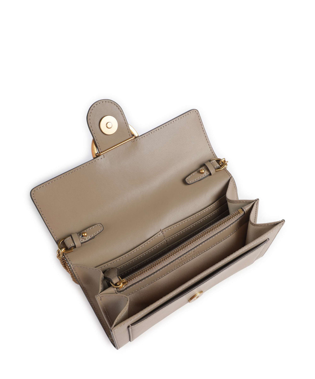 Pinko Love One Wallet grigio talpa/antique gold