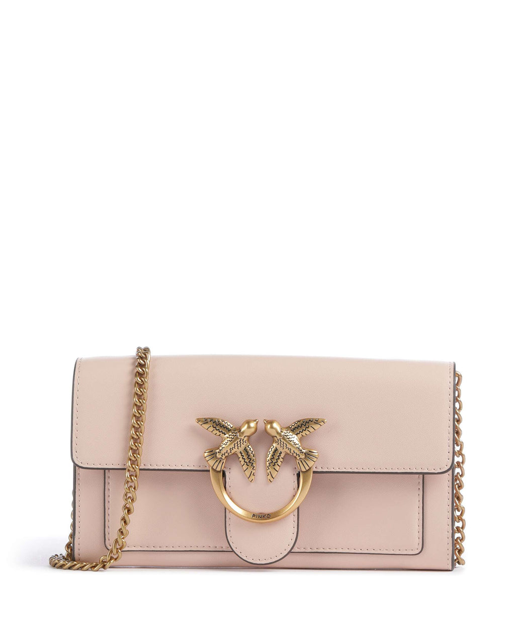 Pinko Love One Wallet rosa cammeo/antique gold