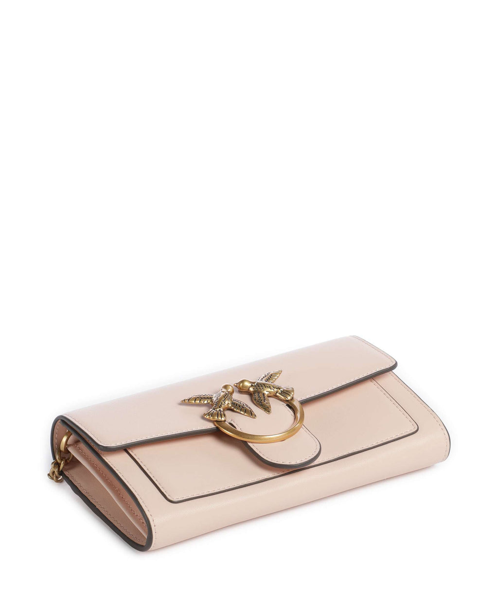 Pinko Love One Wallet rosa cammeo/antique gold
