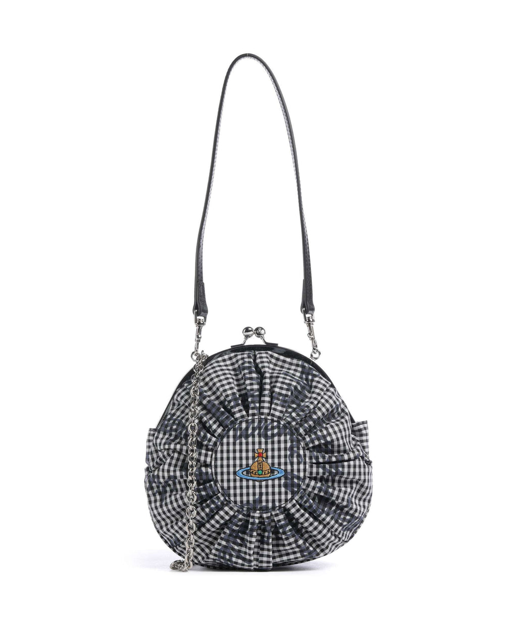 Vivienne Westwood Rosie Frame Print Classic Crossbody bag gingham/black