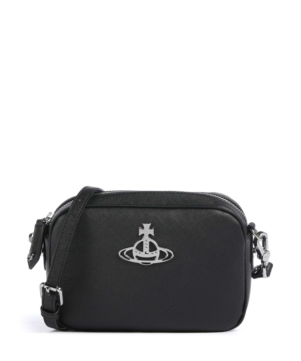 Vivienne Westwood Anna Saffiano Crossbody bag black